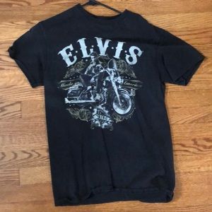 Elvis Motorcycle T-Shirt - Medium